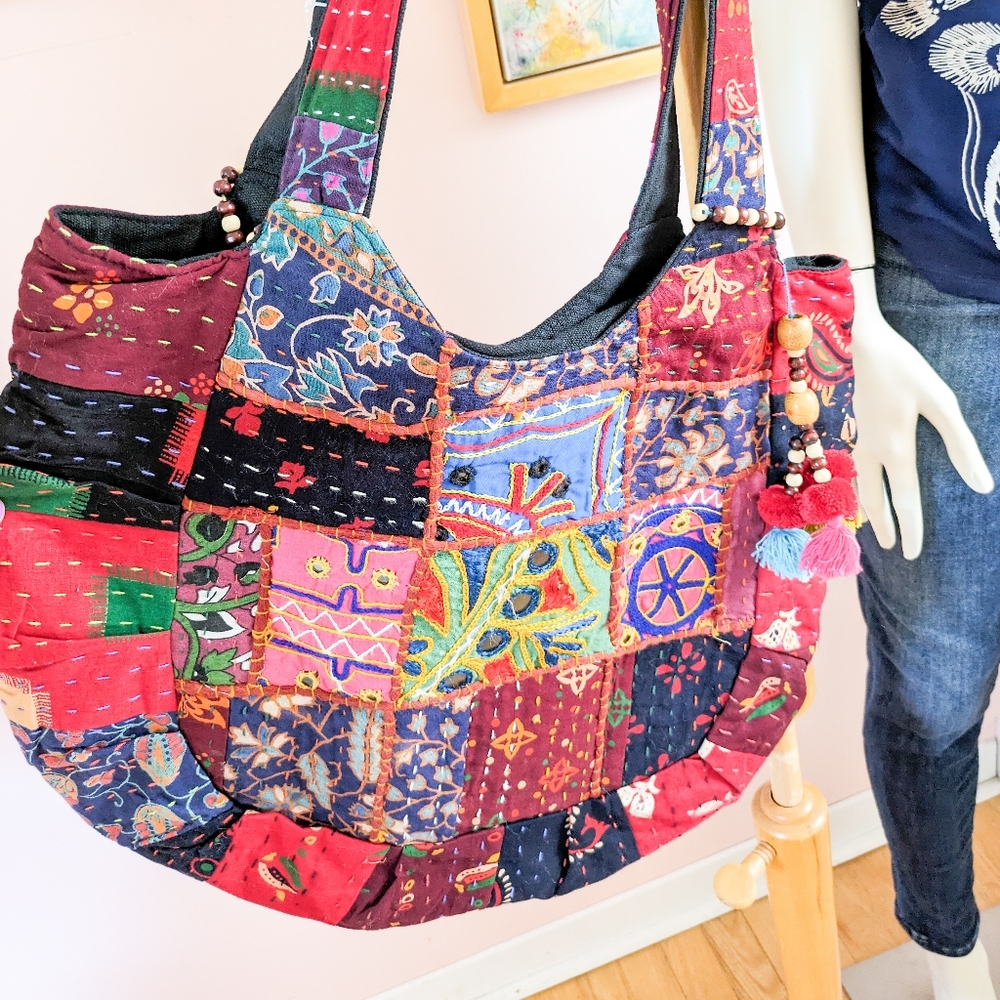 Gorgeous patchwork boho bag